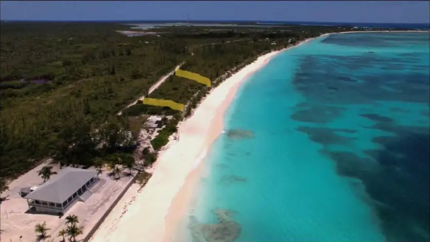 Rum Cay Beachfront Collection lot40 aerial